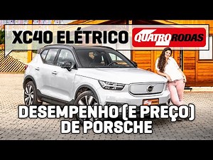 Volvo XC40 elétrico: anda mais que Porsche, mas custa quase R$ 400.000