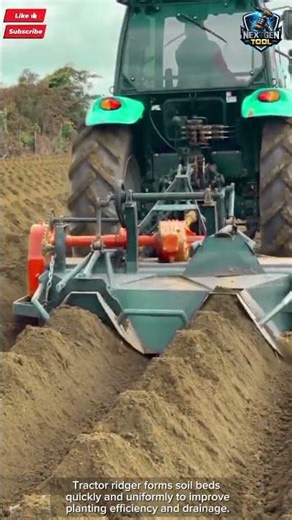 Tractor Ridger Tool Fast Making Perfect Farm Beds#tool