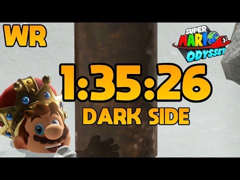 [WR] Super Mario Odyssey Dark Side Speedrun in 1:35:26