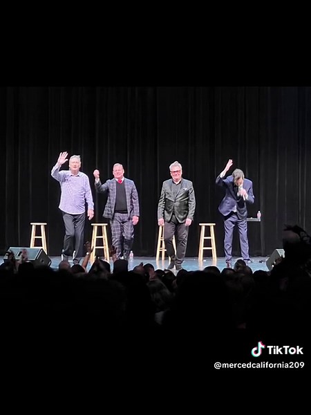 The crowd was asked, “what is something that comes to mind when you think about Merced?” People shouted, “cows!” and “homeless.” So in his improv song, he sings, “when you get to Merced, theres only homeless cows.”😂🤣❤️ Anyone else watch this Impro comedy show growing up? All jokes & all laughter to where my belly was aching & tears rolling down my cheeks. What a great night.🤣❤️ Lets Go Merced!😆❤️✨ #merced #mercedcalifornia✨ #mercedca #mercedcalifornia #california #whoselineisitanyway #imrov 