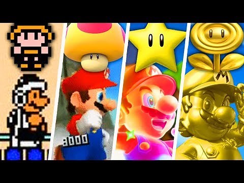 Evolution of Strongest Super Mario Power-Ups (1985 - 2019)