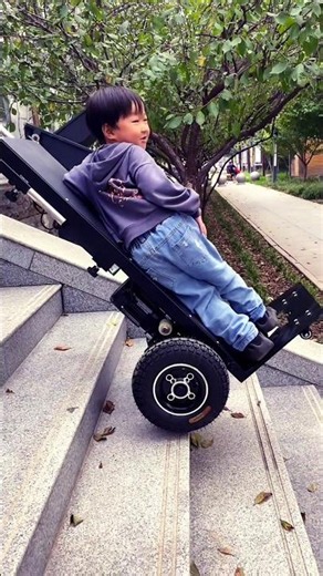 Electric Stair Climbing Machine 🚀 Move Heavy Loads Upstairs with Ease! #Shorts