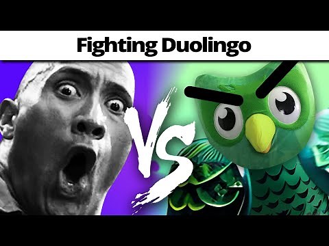 Fighting Duolingo be like