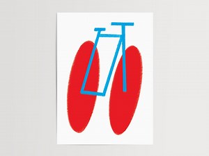 Hand-drawn Bicycle Art Print: Minimalist Bike Illustration (digital Download - Etsy