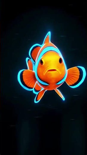finding nemo 3d goldfish hologram #goldfish #holpgram #3danimation #3d #3dprinting