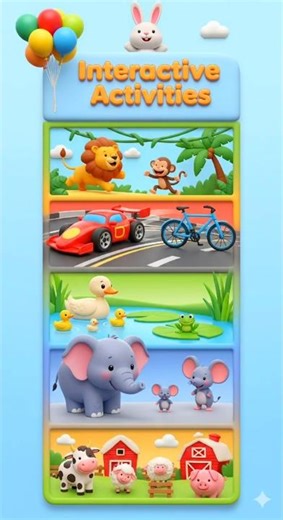 Preschool Activities for Kids | Fun Learning Games & Interactive Play 🧩🎨✨ | #preschoollearning #kids