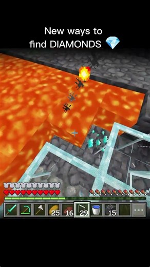 New ways to find DIAMONDS 💎 #shorts #minecraft #trending