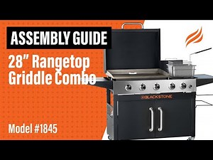 28" Rangetop Griddle Combo Assembly Instructions | Model #1845 | Blackstone