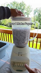 How I Make Homemade Paper for Snail Mail Club