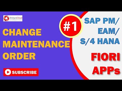 Change Maintenance Orders Made Easy: Unlocking Fiori's Power!