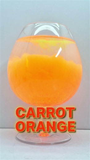 Carrot orange 🍊 #colors #color #experiment #colorconcept