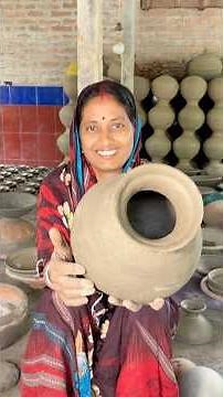 Traditional Pitcher Making by Village Women #handmade #diy #craft #pitcher #claycrafts #women