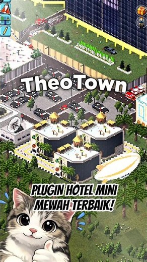 THE BEST MINI HOTEL PLUGIN IN THEOTOWN! T3 Resident #shorts