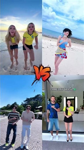 4 Split Screen Dance Challenge 💃Vote For Your Favorite Dance Team 👇 #viral #hearts2hearts #enhypen