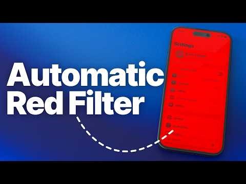 How to Make Your iPhone Screen Red (With Auto Schedule & Shortcuts)