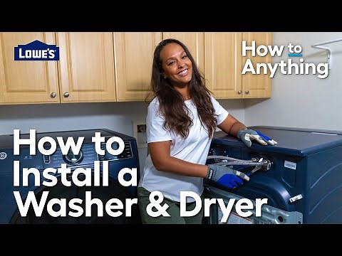 How To Install a Washer & Dryer | How To Anything
