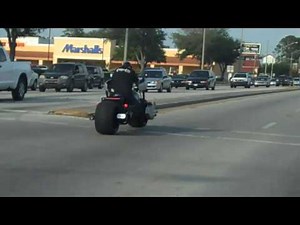 Chopper City USA Riding the POD Replica of the BATMAN™ Bat-Pod™