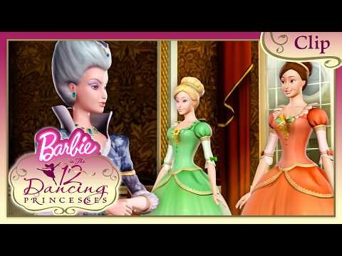 Duchess Rowena Meets The Princesses! | Barbie in The 12 Dancing Princesses | Movie Clip