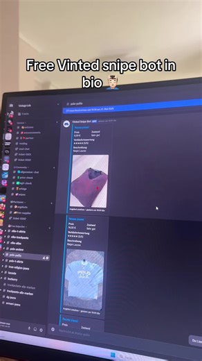 Free Vinted Snipe Bot for Vintage Garments