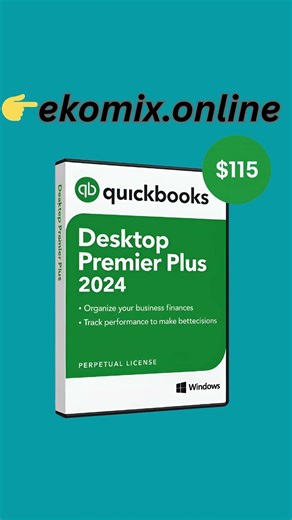 QuickBooks Desktop Pro 2024 Full Version for Windows #quickbooks2024 #accountingsoftware #ekomix