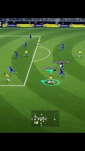 Neymar Jr Momentum Dribbling + Magnetic Feet🇧🇷🔥#efootball #efootball2026 #efootballmobile #neymar