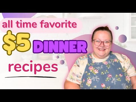$5 Dinners for My Family of 5 || Cheap Meals for Hard Times