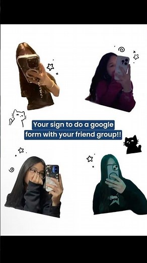 Google form with the friend group 🔥#funny #cute #trend #group #schoolfriends #bestfriends #fyp