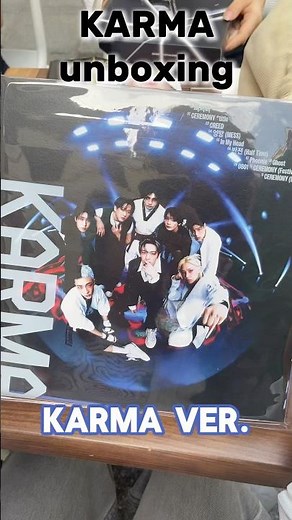 SKZ Karma album unboxing! (Karma limited version) #skz #straykids #karma