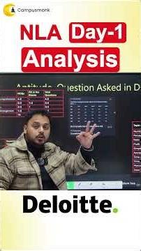 Deloitte Exam Analysis 2026 | Exact Questions Asked & Most Important Topics 🔥