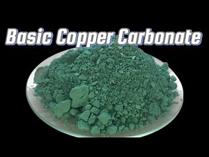 Making basic copper carbonate to get pyridine