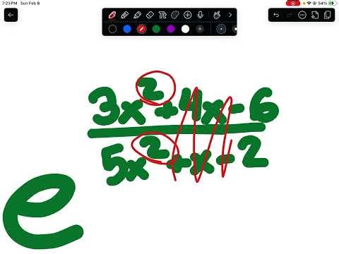 Limits at Infinity Examples