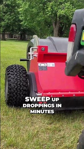 Save time on Goose Poop removal with the Tow and Collect.