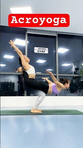 AcroYoga for Beginners | Easy Poses to Start With a Partner #yogawithumang #acroyoga #shorts