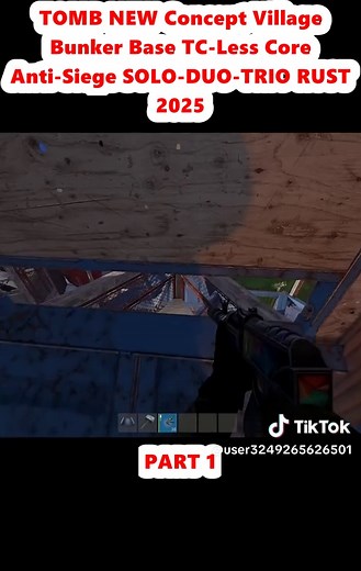TOMB NEW Concept Village Bunker Base TC-Less Core Anti-Siege SOLO-DUO-TRIO RUST 2025 (1)