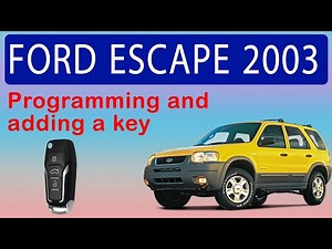 2001-2004 Ford Escape Transponder chip Key Programming
