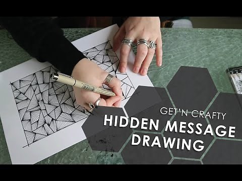Hidden message drawing - tutorial