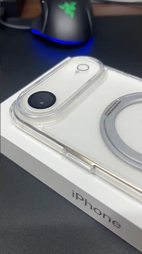 iPhone Air にMagSafe対応ケースの装着〜カメラカバーの干渉もなくてピッタリ #iphone17air #iphone17 #スマホケース #マグセーフ #BENTOBEN