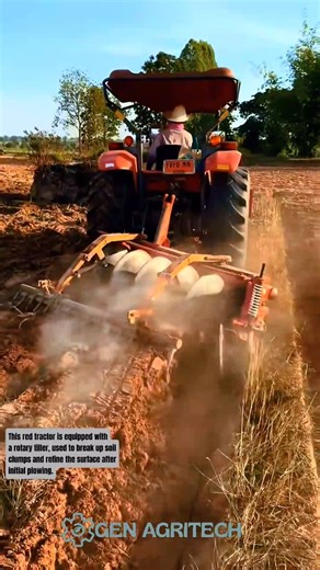 Primary Tillage with Disc Plow #agritech