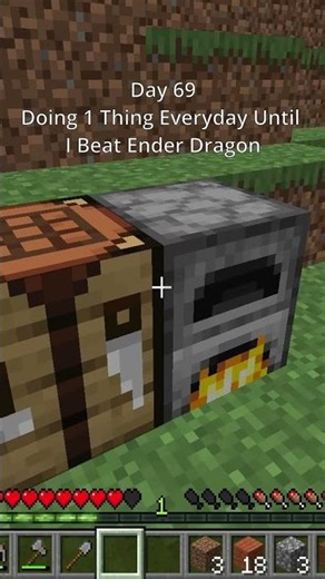 Day 69 Doing 1 Thing Everyday Until I Beat Ender Dragon #shorts