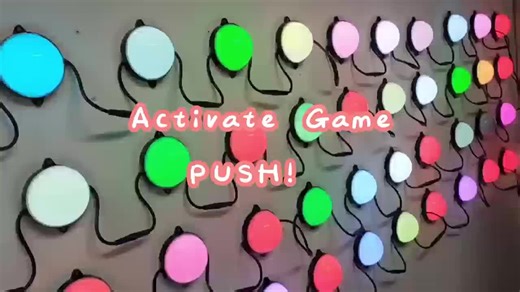 Activate game PUSH! Test show in our factory. #push #wallgame #interactivegame #activategames #teambuilding