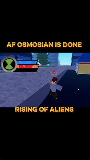 AF OSMOSIAN COMPLETED IN RISING OF ALIENS #roblox #ben10 #newupdates