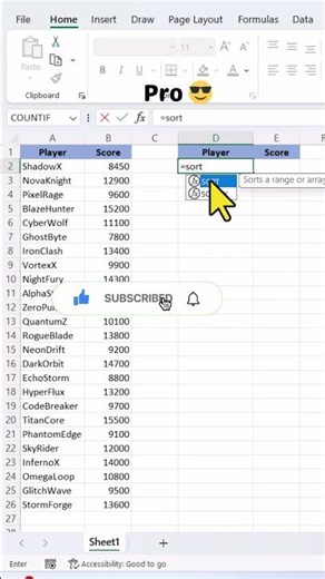 Stop Sorting in Descending Like This in Excel ❌#Excel #ExcelTips #ExcelShorts #DescendingSort