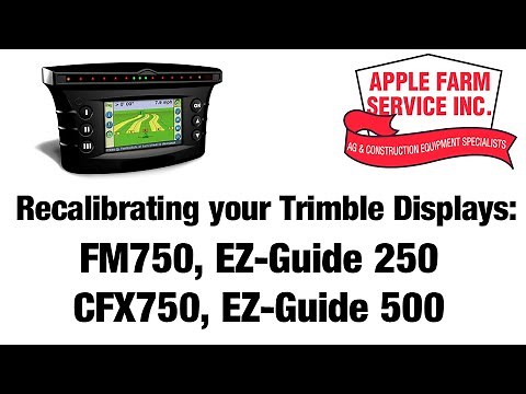 UPDATING SATELITES WAAS 133 - FM 750, CFX 750, EZ-Guide 250, and EZ-Guide 500