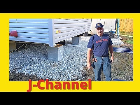 Mobile Home Skirting J Channel Installation