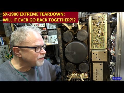 Monster Receiver Madness Part 1 - SX-1980 - It's Apart, Will it Go Back Together Again???