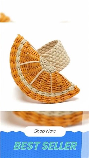 Grape Handwoven Iraca Charm Set Pack of 4