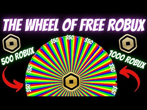 The WHEEL OF FREE ROBUX (Win Free Robux) - #1