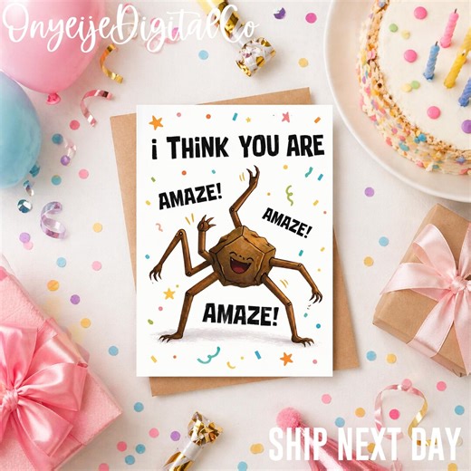Project Hail Mary Rocky the Alien Birthday Card, Sci Fi Fandom - Etsy UK