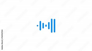 Loading bar animation isolated on a black background dots slowly pulsing inside Loop. Аlpha channel. Stock Video