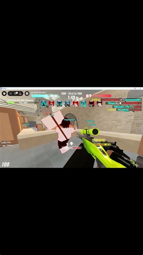 How to ALWAYS Win in Roblox Sniper Arena (Tips & Tricks) #shorts #gaming #roblox